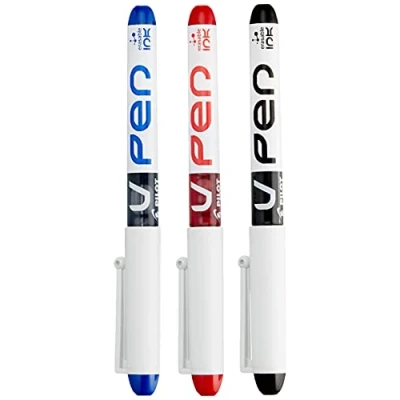 Image de PILOT Flowpack 3 V Pen effaçable Stylo Plume Noir Pointe moyenne