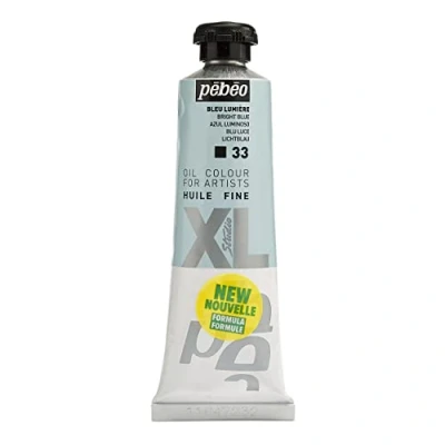 Image de Pébéo Huile Fine XL 37 ml Peinture à l’Huile Bleu Lumière 937033