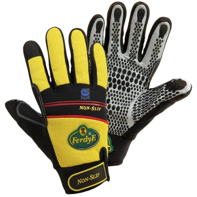 Image de FerdyF. 1930 HS Gant de protection jaune Cuir