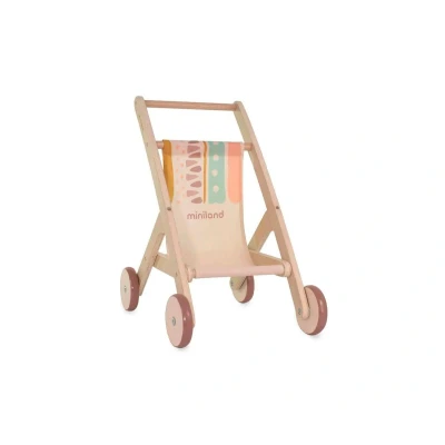 Image de Poussette pour Poupées en Bois