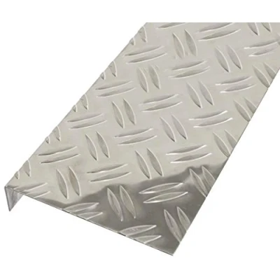 Image de Alberts GAH 462949 Tôle structurée Gaufrage ondulé, bordé, en Forme de L Aluminium, Naturel 1000 x 135 30 mm, métallique