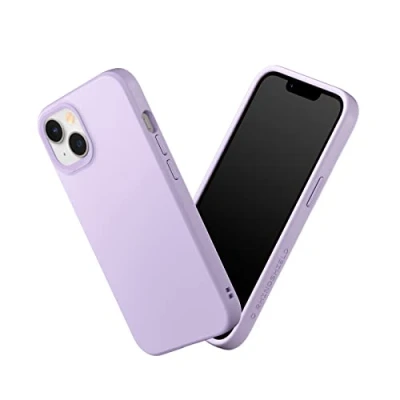 Image de RhinoShield Coque Compatible avec [iPhone 14/13] SolidSuit Fine Technologie d&#039;absorption des Chocs et Finition Premium Matte Violet Lilas