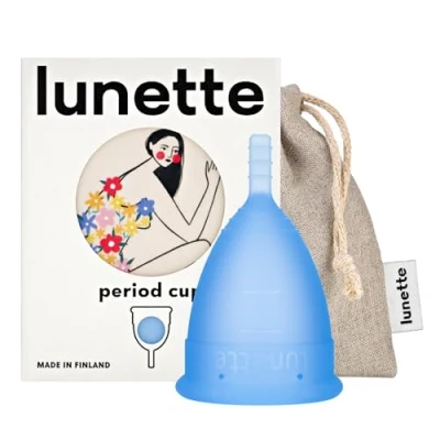 Image de Lunette coupe menstruelle Bleue Taille 2 (EN Version)