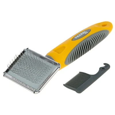Image de Kerbl Pet Carde Douce pour Rongeur Jaune/Gris, 16X6cm