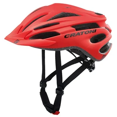 Image de CRATONI Casque de vélo Unisex Adult, Rojo, 54 58