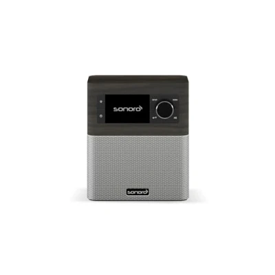 Image de sonoro Stream Radio Internet (FM/Dab+/WiFi, AUX in, Bluetooth, Spotify, Deezer) Chêne Moor/Argent numérique Salle de Bain, Cuisine