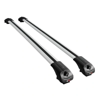 Image de Apline Compatible avec Skoda Karoq 2017 2024 Barres de Toit ACE 1 Railing Porte Bagages Voiture Gris