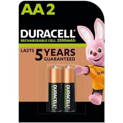 Image de Pile rechargeable Duracell RCR AA X2 2500 MAH