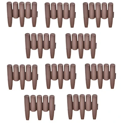 Image de Kit de 10 Palissade Marron avec Longueur 270cm Bordure du carré