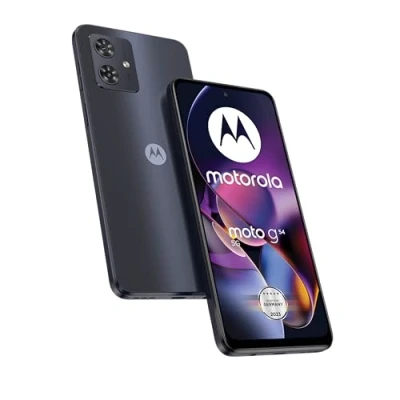 Image de Motorola Mobility Moto G54 5G Écran FHD+ 6,5&quot; Double appareil photo 50 Mpx 8/256 Go 5000 mAh Android 13 Bleu nuit Avec coque de protection