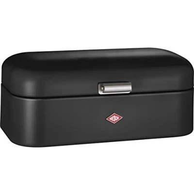 Image de WESCO Grandy Boîte à Pain en métal Noir Mat