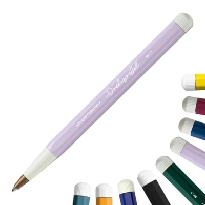 Image de LEUCHTTURM1917 365526 Drehgriffel Nr. 1, Lilac Stylo à bille avec encre bleue
