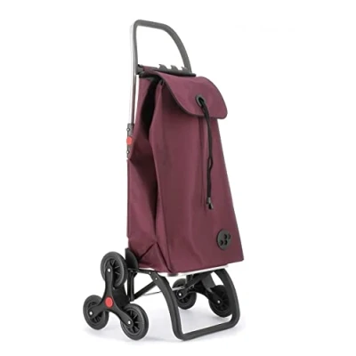 Image de Chariot de Course Rolser I Max MF 6 Roues Monte Escaliers Pliante Bordeaux