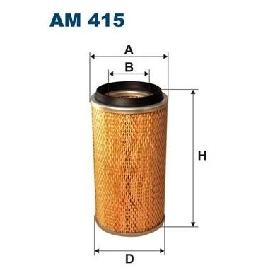 Image de FILTRON AM 415 Filtre à air 241 126 Cartouche filtrante VOLKSWAGEN: LT 28 35 I Van, Camion Plateau / Châssis