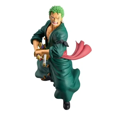 Image de Banpresto BP89379P Figurine d&#039;action Roronoa Zoro One Piece Grandista, 22 cm, Multicolore