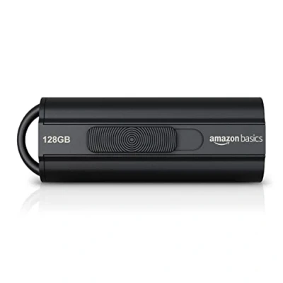 Image de Amazon Basics 128 GB Clé USB 3.1, vitesse de lecture maximale 130 Mo/s, Noir