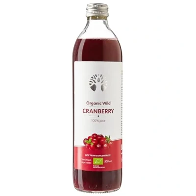 Image de Jus de canneberges sauvages LOOV, bio, 500 ml, 100% fraîches pressées, Contient des polyphénols, aucun sucre ajouté, aucune eau ajoutée