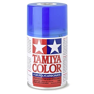Image de TAMIYA Polycarbonate PS 39 Bleu Clair translucide TAM86039 Apprêts et peintures, Bleu, 3.38 FL Oz (Pack of 1)