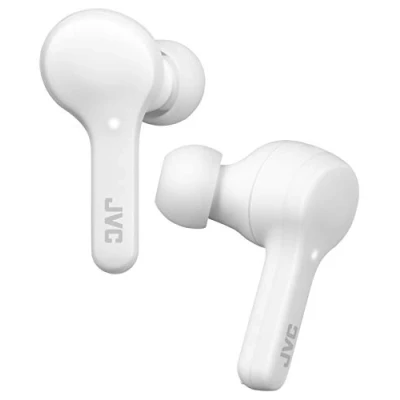 Image de JVC écouteurs True Wireless, Intra Auriculaires, résistant à la Pluie (IPX4), Bluetooth, HA 7T B (Blanc)