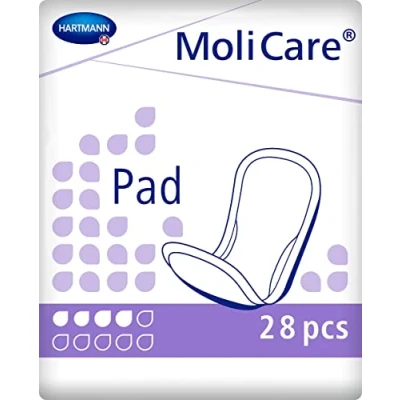 Image de 6x Hartmann MoliCare® Pad Einlage bei Inkontinenz, 4 Tropfen 28 Stück B07L8GXTT6 Packung (28 Stück)