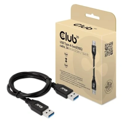 Image de Club 3D CAC 1409 Câble USB Type A Gen2 (10G) 3 St/St 0,5 m