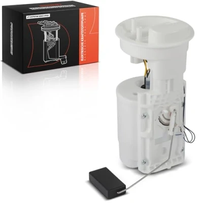 Image de Frankberg Pompe électrique carburant Essence 4 Pôles Compatible avec Cordoba 6K1 6K2 1.0L 1.4L 2.0L 1996 2002 Polo 6KV2 1.6L 1.8L 1995 2001 Remplace# 6N0 919 051N