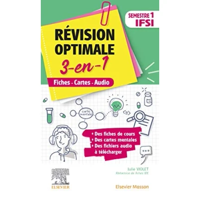Image de Révision optimale 3 en 1 _ Semestre IFSI: Fiches Cartes Audio Livre d’occasion Correct