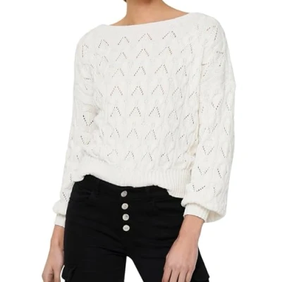 Image de ONLY Onlbrynn LIFE Structure Pullover, Femme, Taille: Medium, Cloud dancer
