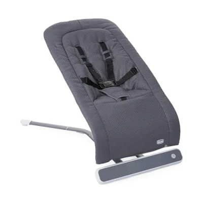 Image de Chicco Transat Rhythm&#039;n&#039;Sound Bébé Nouveau né jusqu&#039;à 9 Kg, Balancelle Sons de la Nature et Berceuses, Balancement Automatique, Dossier Inclinable, Fermeture Compacte, Câble USB Inclus Moongrey