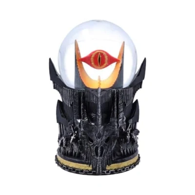 Image de NEMESIS NOW Lord of The Rings Sauron Snow Globe 18cm, Gris