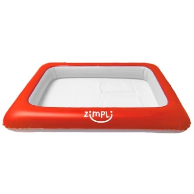 Image de Zimpli Kids plateau de jeu gonflable, table portable pour bac à sable enfants, sensoriel parfait le sable, la boue et l&#039;eau