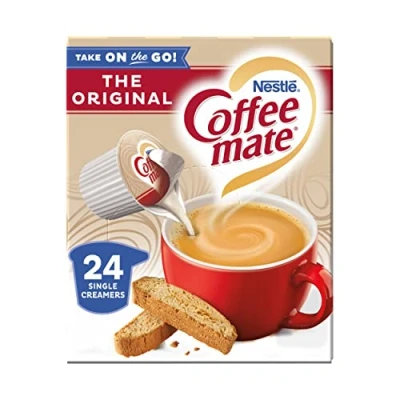 Image de Coffee mate Creamer Liquid Singles, Original, 24 Count (Pack of 4)