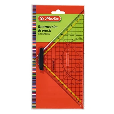 Image de Herlitz Grand triangle géométrique avec poignée, 1 pièce dans un emballage transparent