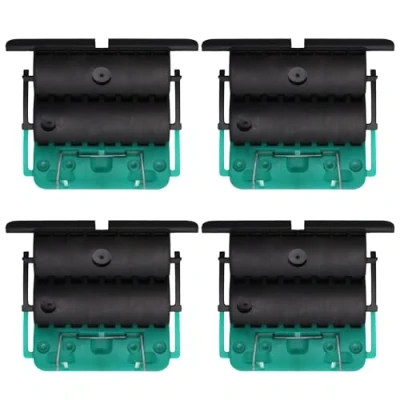 Image de Lot de 4 Attaches tablier rigide Clicksur H875E pour volet roulant Fixation volets roulants Verrou automatique 2 maillons Attache sécurité anti effraction clipsable