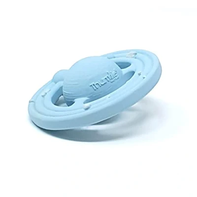 Image de Planet CH3W (Bleu) Jouet pour bébé en caoutchouc naturel la dentition, le bain et jeu sensoriel