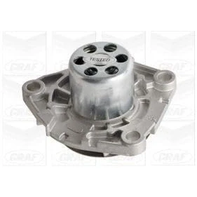 Image de GRAF PA1352 Pompe à eau avec palier radial, joint d&#039;étanchéite mécanique Tôle d&#039;acier 48 pour transmission par courroie de distribution