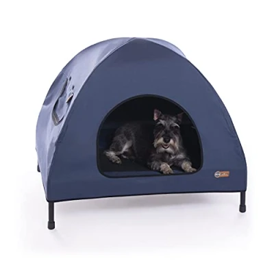 Image de K&amp;H Pet, Lit Surélevé Et Recouvert Rafraîchissant pour Chats Chiens, Moyen Chien Taille M