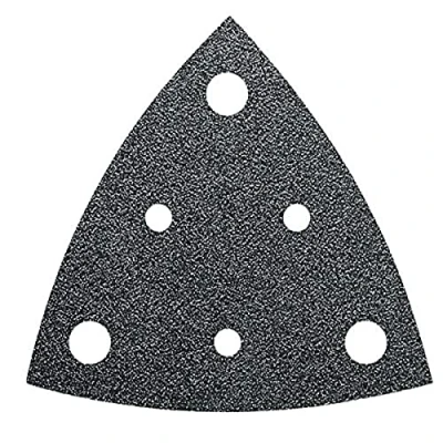 Image de FEIN Feuilles abrasives perforées grain 60, Longueur d’arête 80 mm, Condit.50 Pce, Pour une utilisation sur pratiquement tous les matériaux, Non perforées, fixation rapide auto agrippant.