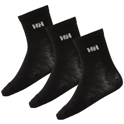 Image de Enfants Unisexe Helly Hansen K Wool Sock Basic 3Pk 29 31 NOIR