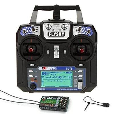 Image de GoolRC FLYSKY FS i6 AFHDS 2 a .4GHz 6CH Radio Système Transmetteur pour Hélicoptère RC Planeur avec Récepteur iA6