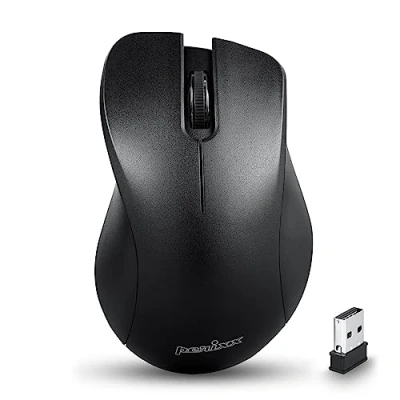 Image de Souris sans fil Perixx Silent Click PERIMICE 621B (2,4G, noir)