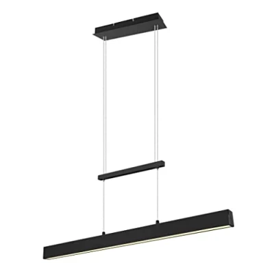 Image de Reality Leuchten Suspension LED Paros avec fonction Switchdim noire