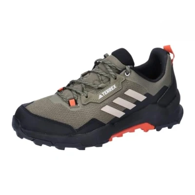 Image de Adidas Terrex AX4 Hiking Chaussures de marche, Homme, Taille: 39 1/3, Olive strata/wonder beige/core black Tissu / matière synthétique