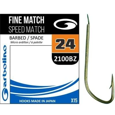 Image de Garbolino Fine Match Speed à Palette Micro Ardillon (15 pcs) Maat : Haak 20