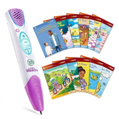 Image de LeapFrog LeapReader System Learn to Read 10 Book Mega Pack, Pink