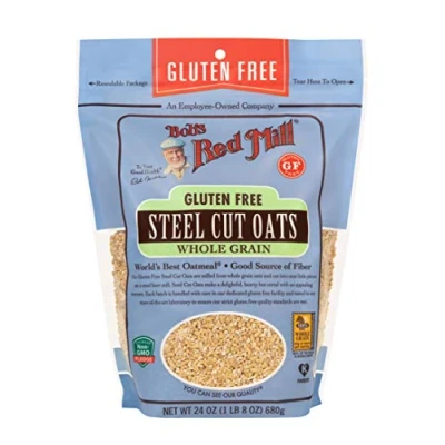 Image de Bob&#039;s Red Mill Avoine découpée, de grains complets sans gluten (24 oz (680 g))