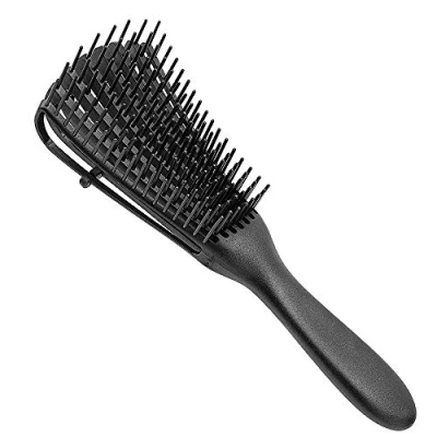 Image de Brosse démêlante pour cheveux naturels Démêlant afro 3a à 4c crépus ondulés bouclés Utilisation sèche ou humide Boucles faciles nettoyer les enfants et adultes