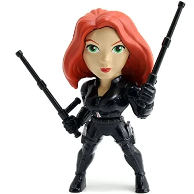 Image de JADA TOYS Figura Metal La Viuda Negra Does Not Apply Figurine Marvel Black Widow Die cast 10 cm Noir, 253221014, Multicolour, One Size
