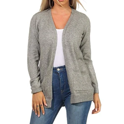 Image de ONLY OPEN NOOS Gilet, Femme, Taille: XS, Medium grey melange