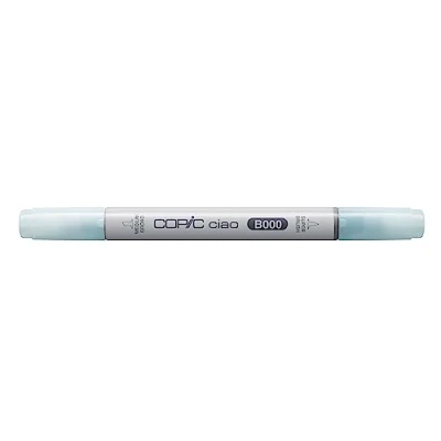 Image de COPIC Ciao B000, Pale Porcelain Blue, Twin Marker avec une pointe moyenne et Brush